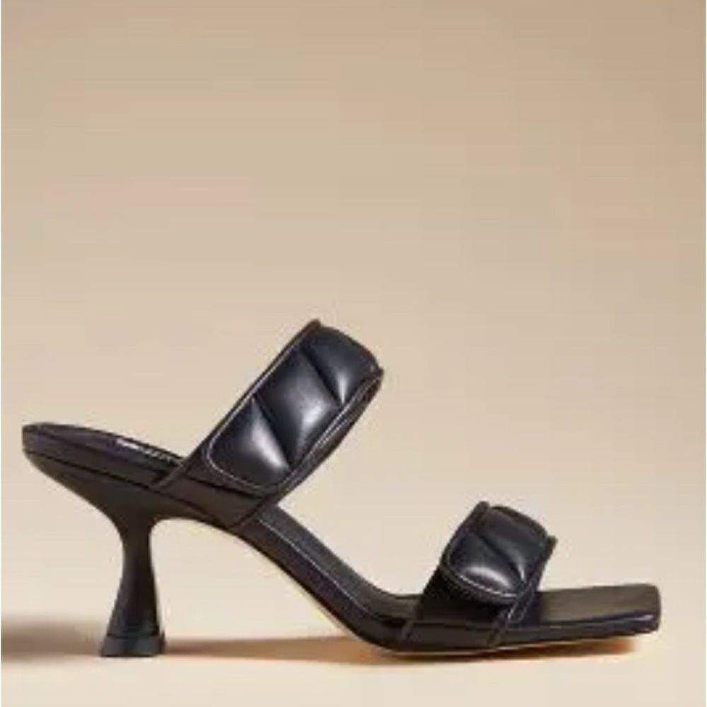 Bibi Lou double adjustable strap puff heels size 38